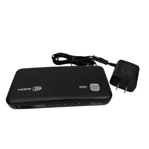 Rocketfish 4-Port HDMI Switch 3D HDMI Selector with Power Adapter